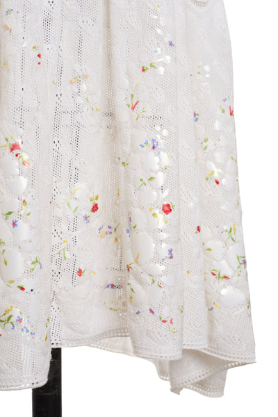 Chanel White Cotton Dress