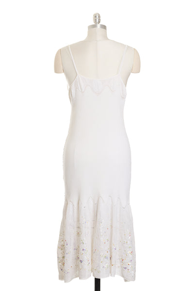 Chanel White Cotton Dress