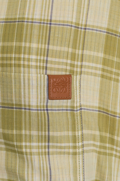 Loewe Green Plaid Button Up 41