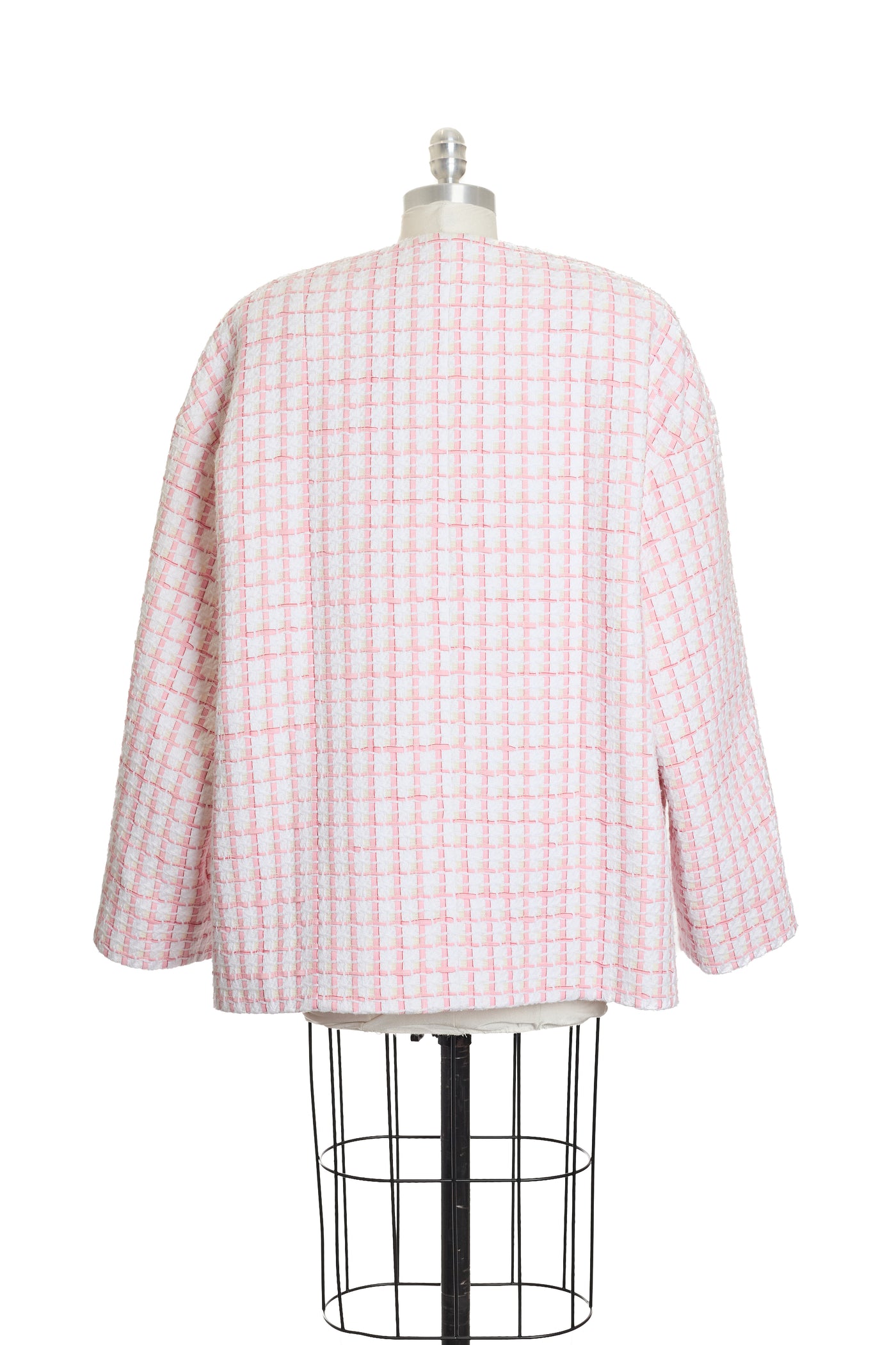 Chanel Pink and Cream Tweed Jacket