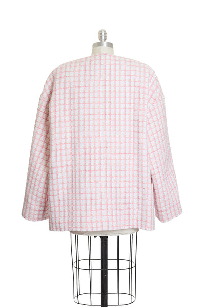 Chanel Pink and Cream Tweed Jacket