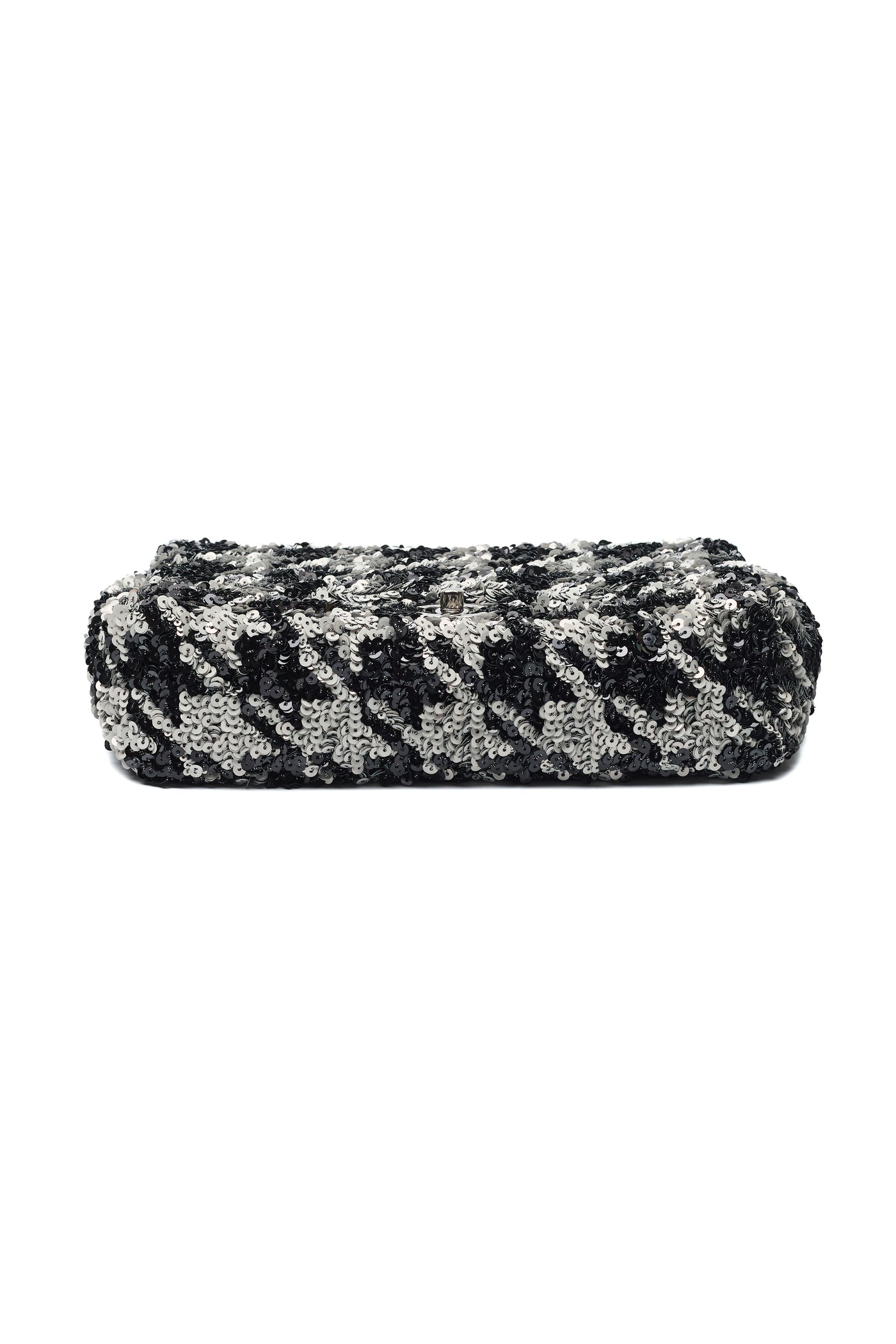 Chanel Houndstooth Sequin Single Flap Bag