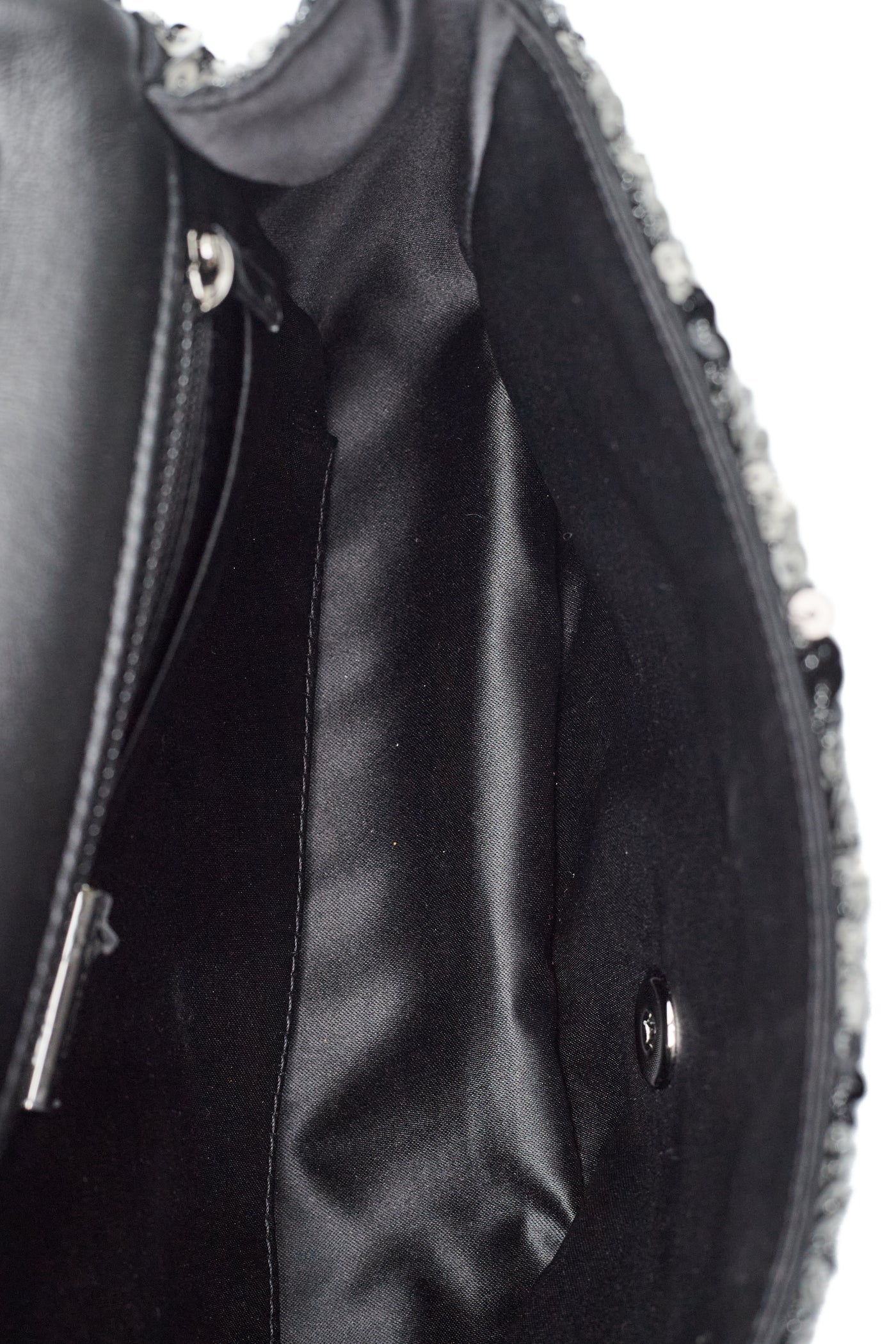 Chanel Houndstooth Sequin Single Flap Bag