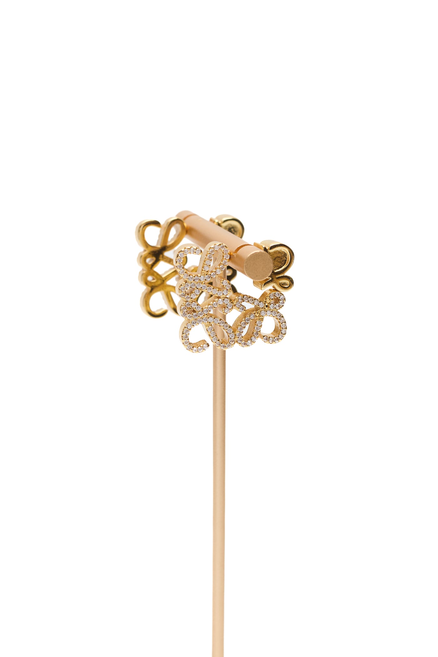 Loewe Crystal Anagram Earrings