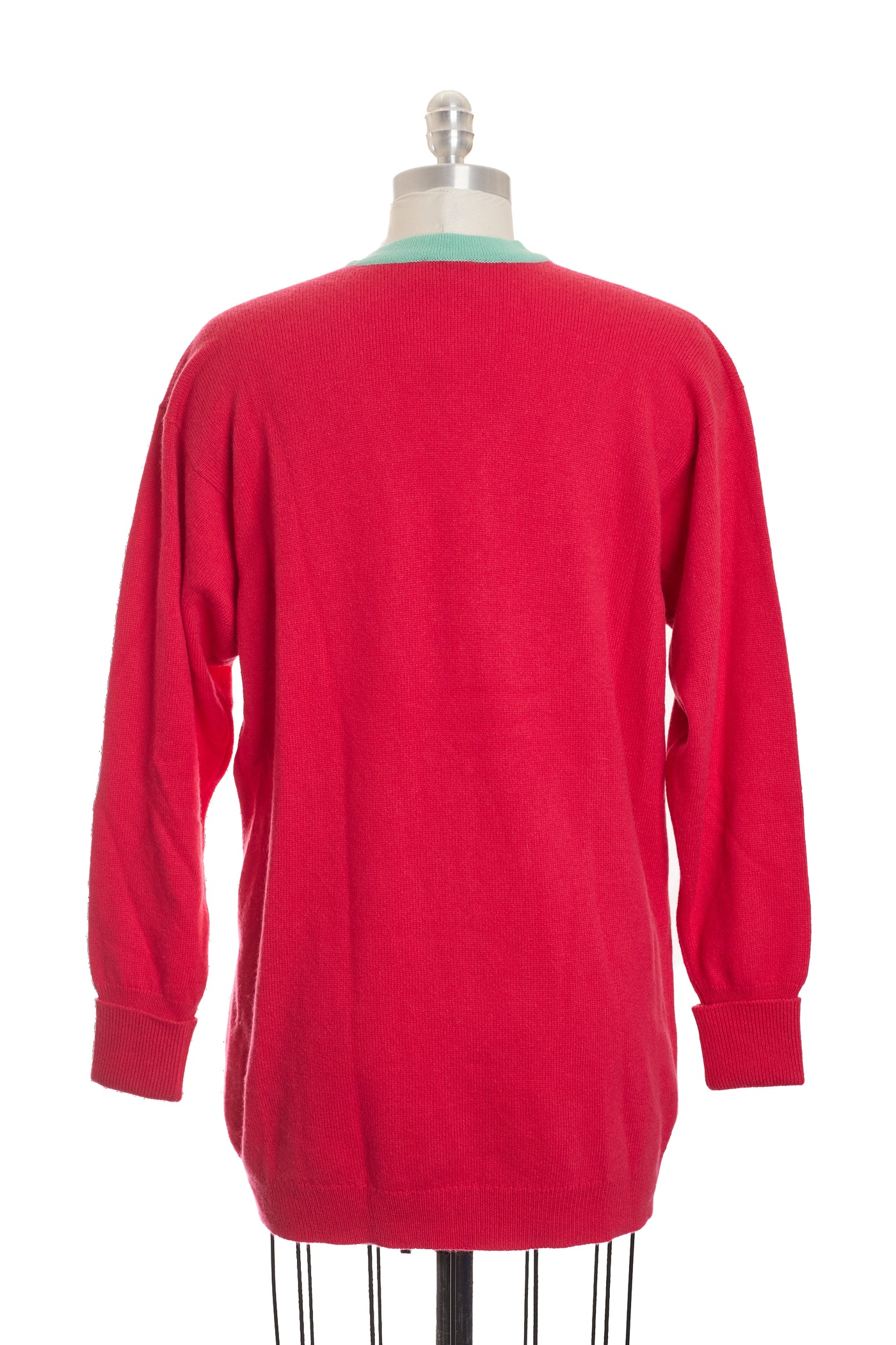 Chanel Vintage Hot Pink Cashmere Cardigan