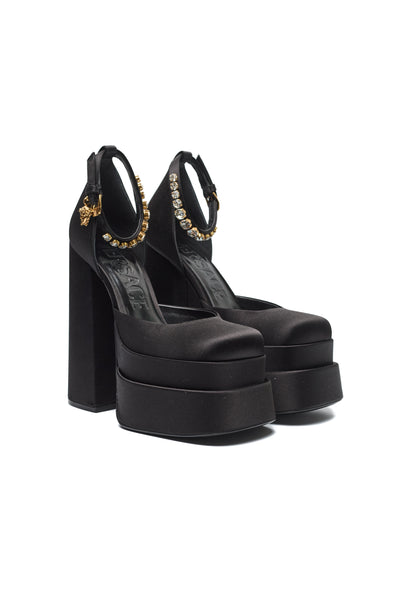 Versace Runway Black Pumps 40
