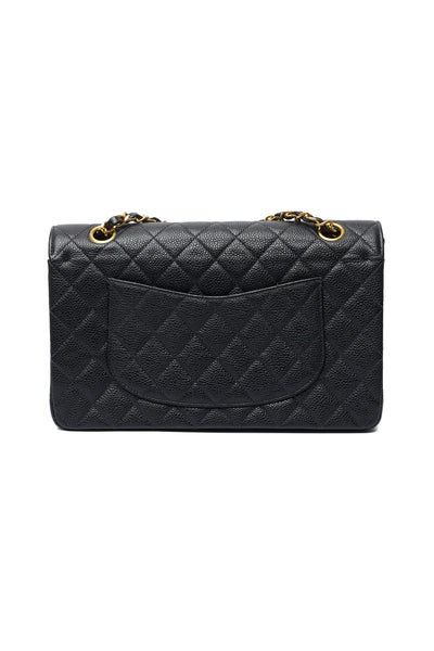 Chanel Vintage Black Caviar Medium Classic Double Flap