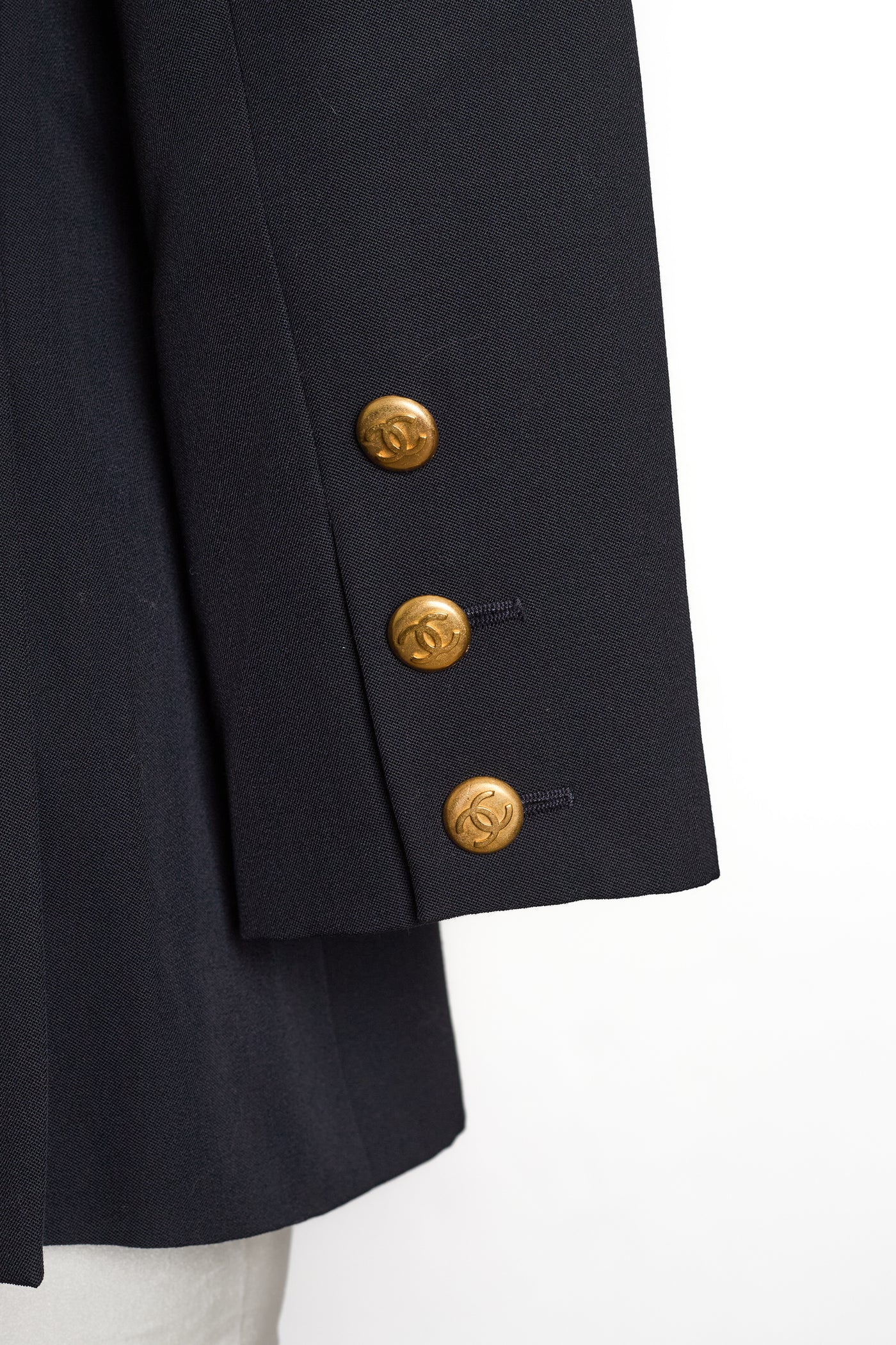 Chanel Vintage Navy Blazer