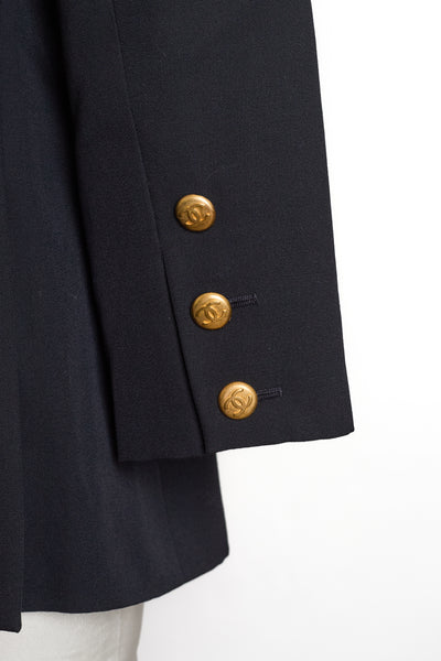 Chanel Vintage Navy Blazer