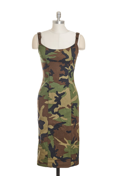 Christian Dior Vintage Camo Dress