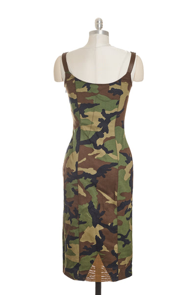 Christian Dior Vintage Camo Dress