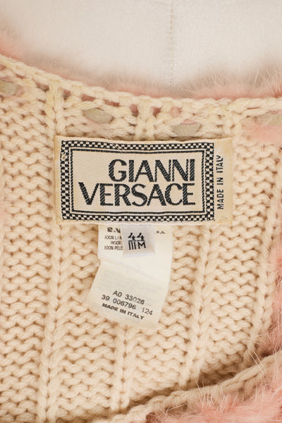 Versace Vintage Pink Mink Top