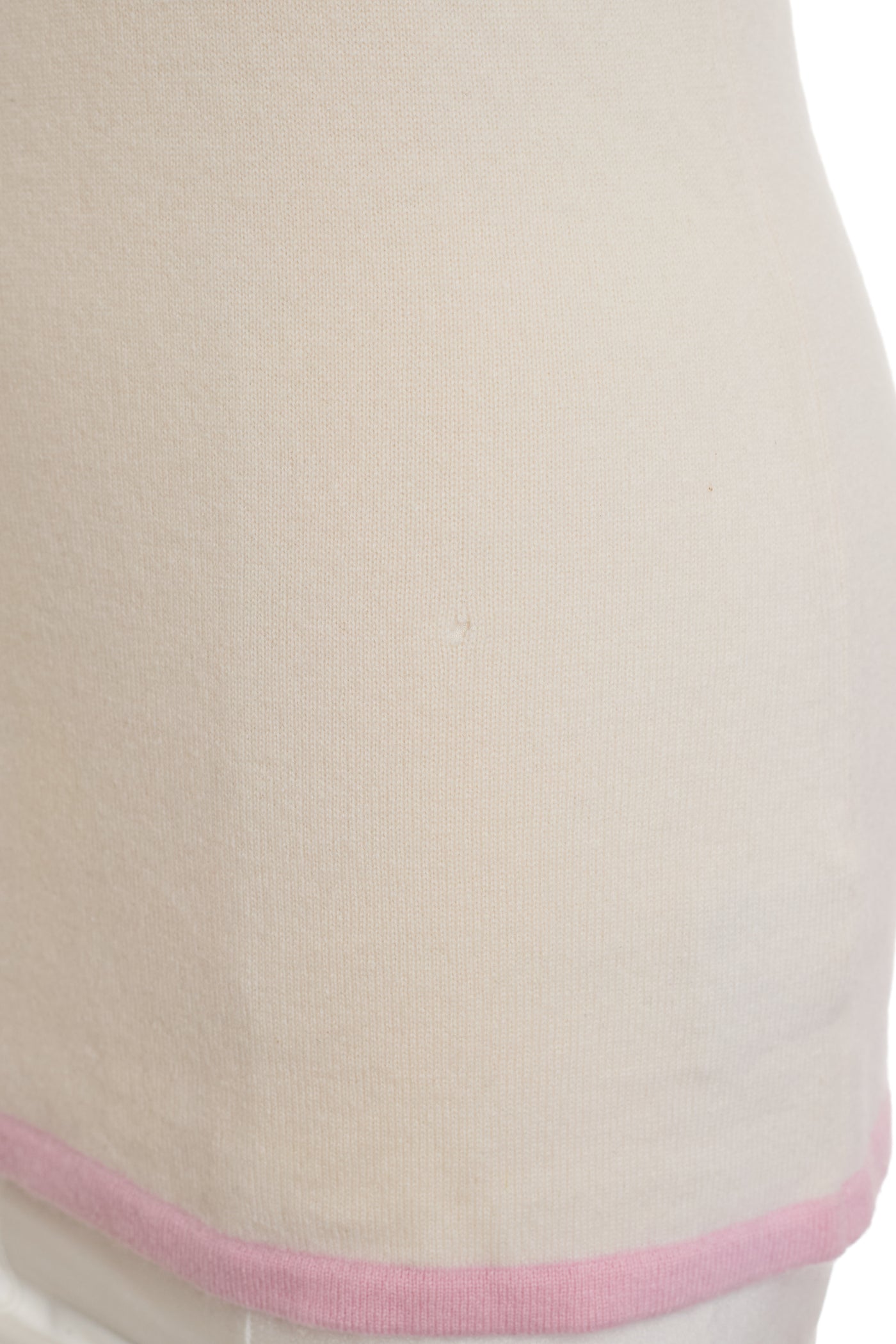 Chanel Vintage Cream Cashmere Knit Top