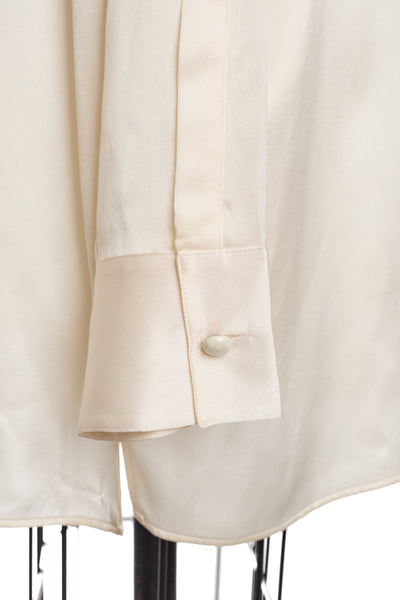 Chanel Cream Silk Blouse