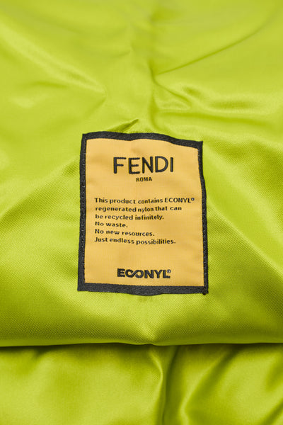 Fendi Green Nylon Convertible Bag