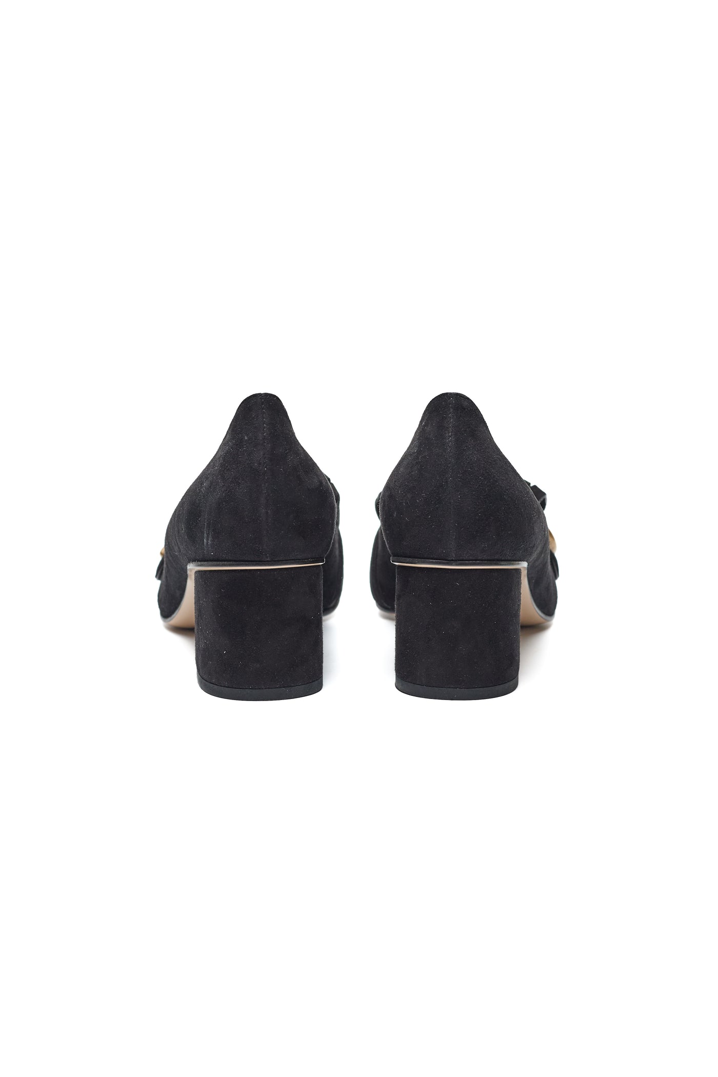 Gucci Black Suede Marmont Loafers Size 41.5