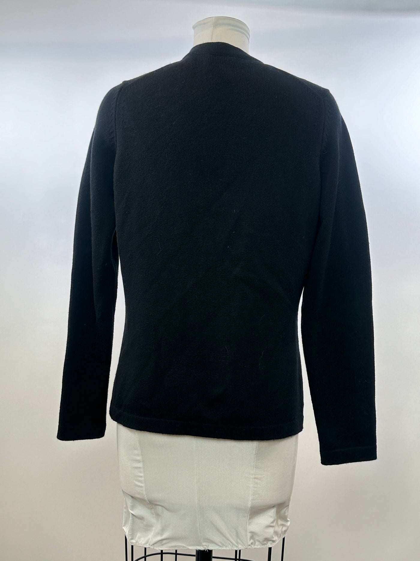 Chanel Black Cashmere Cardigan