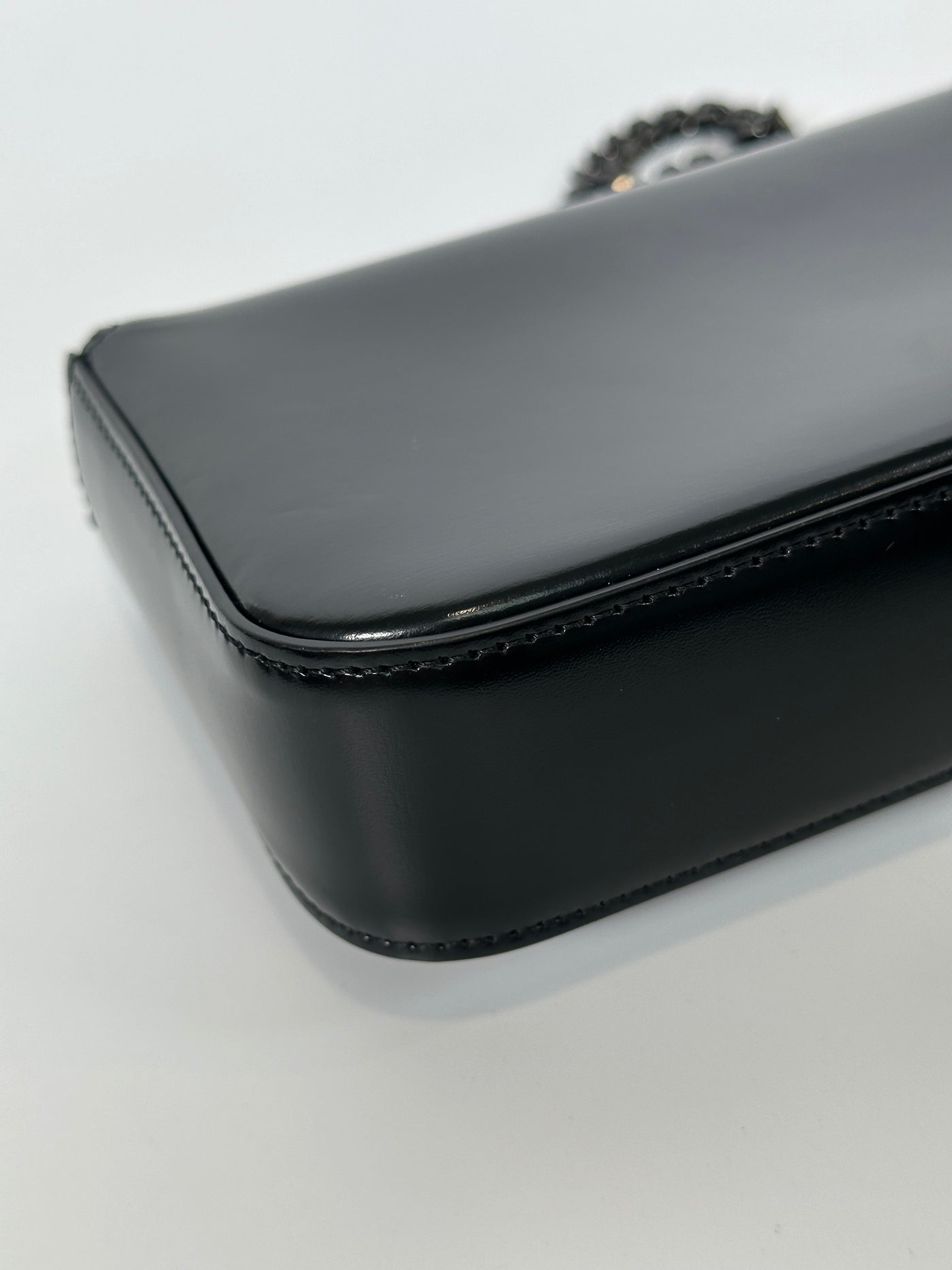 Celine Black Box Triomphe Shoulder Bag
