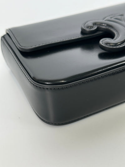 Celine Black Box Triomphe Shoulder Bag