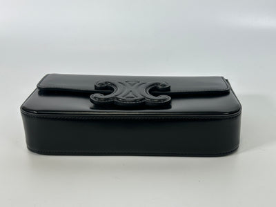 Celine Black Box Triomphe Shoulder Bag