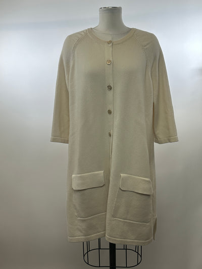 Chanel Cream Cashmere Cardigan
