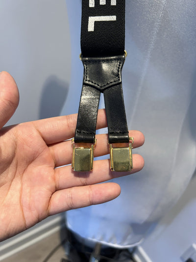 Chanel Vintage Logo Suspenders