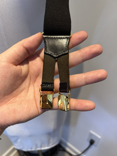 Chanel Vintage Logo Suspenders