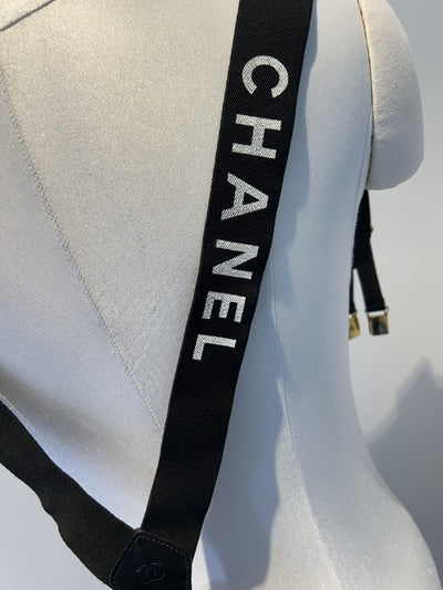 Chanel Vintage Logo Suspenders