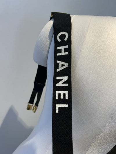 Chanel Vintage Logo Suspenders