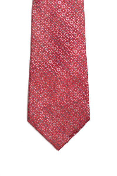 Chanel Red Silk Mens Tie