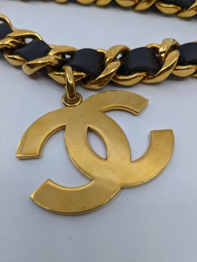 Chanel Vintage Runway Double Chain Belt
