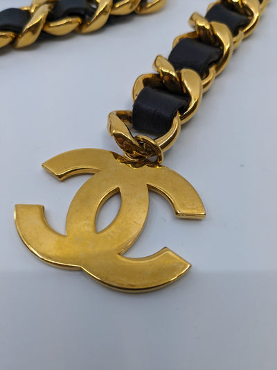 Chanel Vintage Runway Double Chain Belt