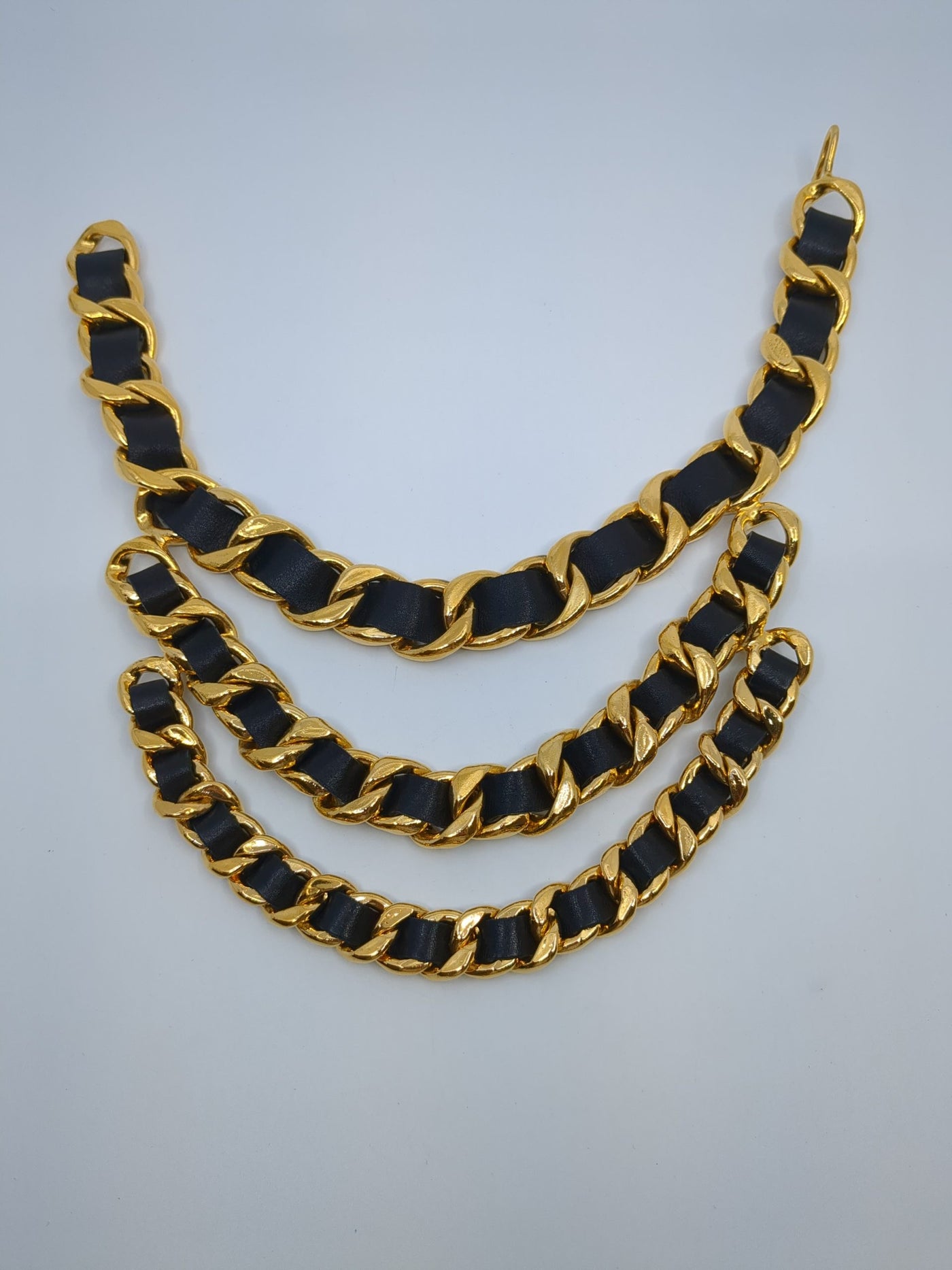 Chanel Vintage Runway Double Chain Belt