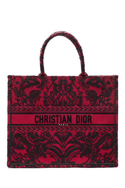 Christian Dior Red Large Book Tote