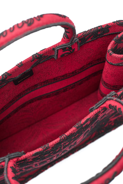Christian Dior Red Large Book Tote