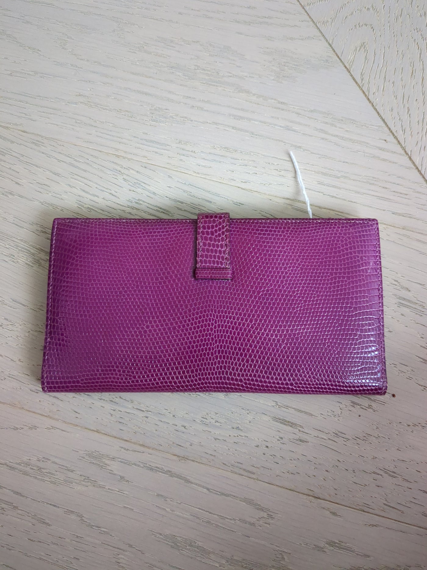 Hermes Bearn Bi-fold Lizard Wallet