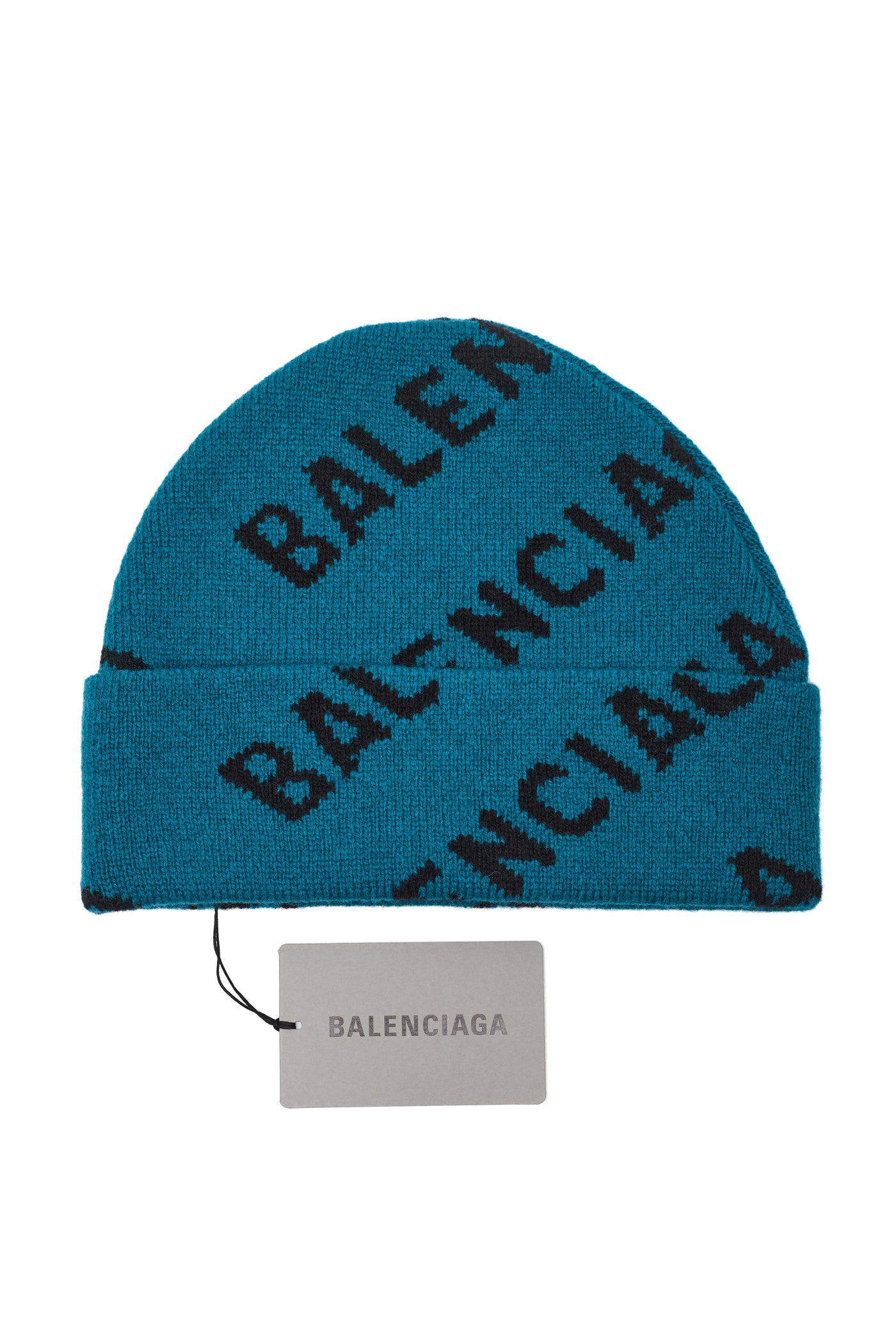 Balenciaga All Over Logo Beanie