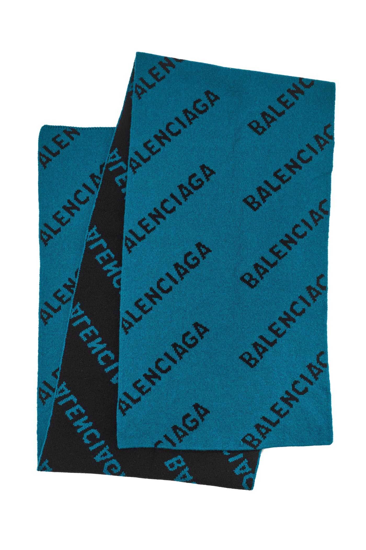 Balenciaga All Over Logo Scarf